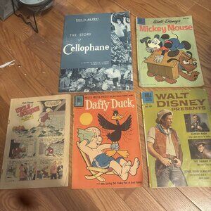 5 Piece 1950-1960 Comic Books